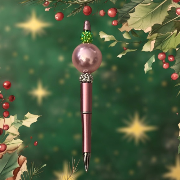 Handcrafted Beaded Ink Pen - Picture 8 of 14